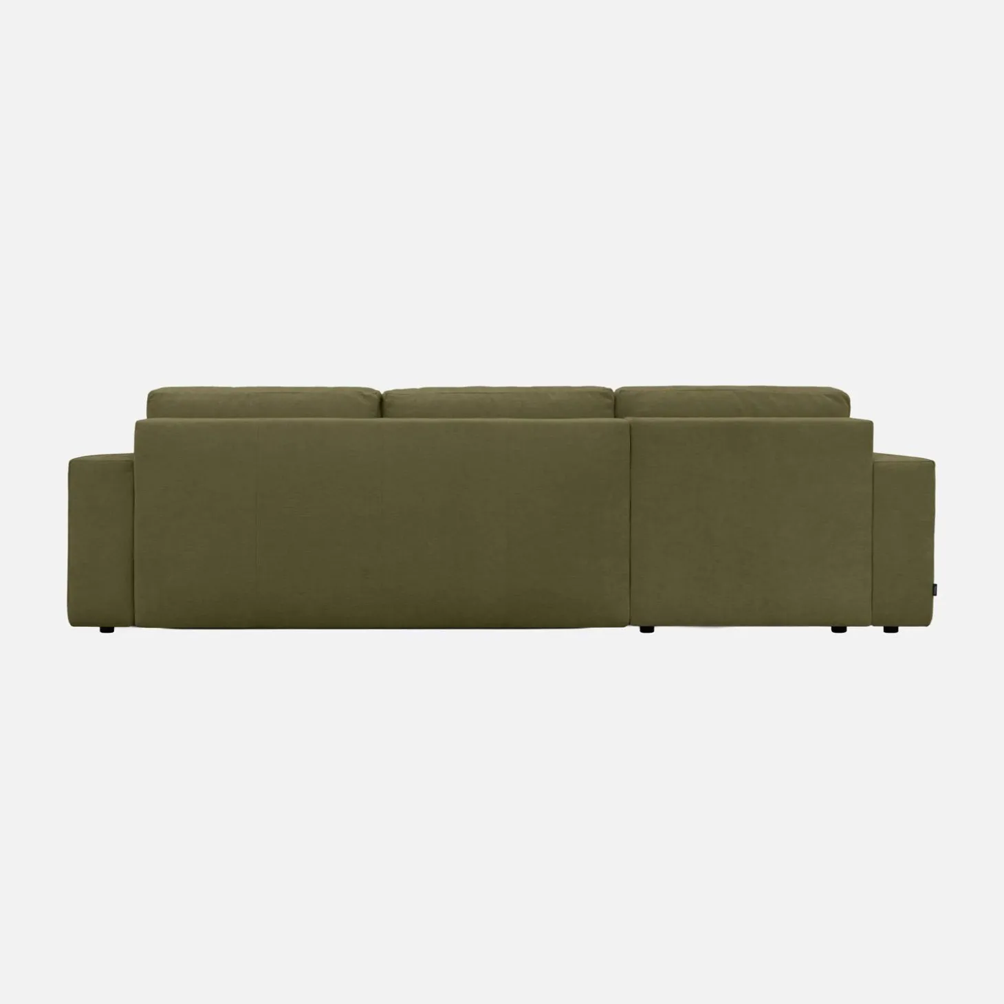 Sofá cama esquinero de tela chenilla, 3 plazas