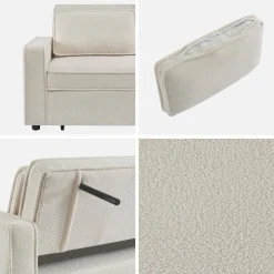 Sofá cama borreguito, 2 plazas