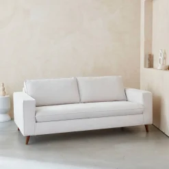 Sofá cama con colchón de 12cm, 3 plazas