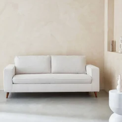 Sofá cama con colchón de 12cm, 3 plazas