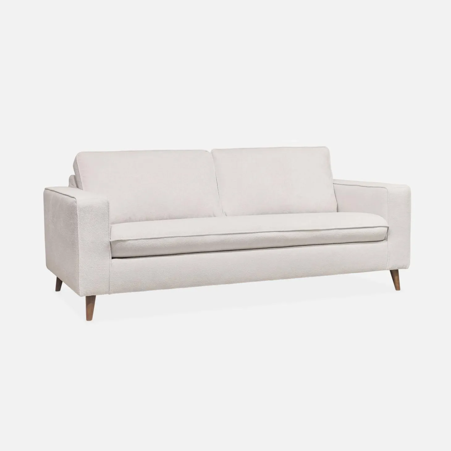 Sofá cama con colchón de 12cm, 3 plazas