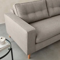 Sofá cama con colchón de 12cm, 3 plazas