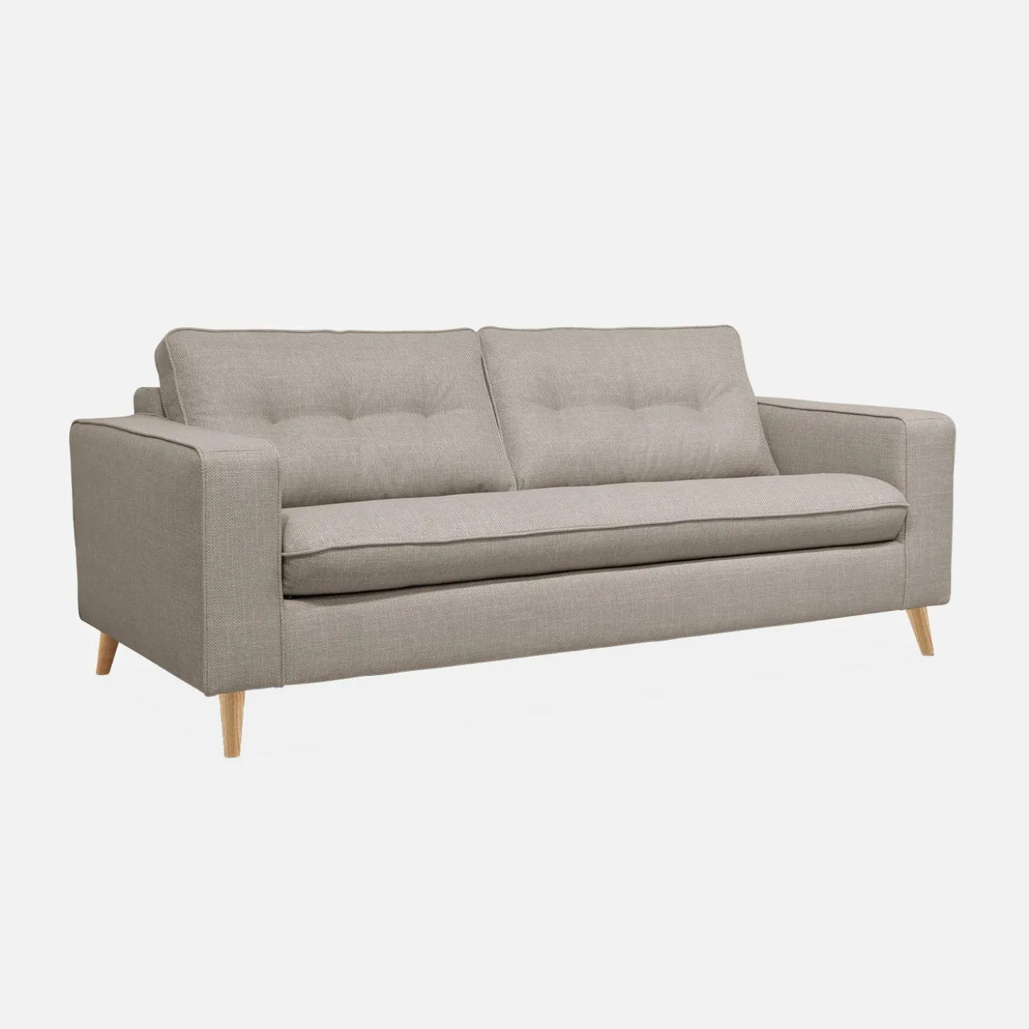 Sofá cama con colchón de 12cm, 3 plazas