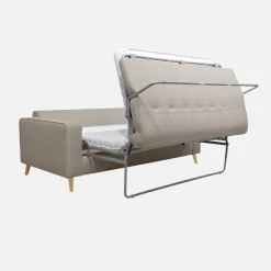 Sofá cama con colchón de 12cm, 3 plazas