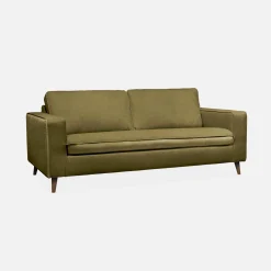 Sofá cama con colchón de 12cm, 3 plazas