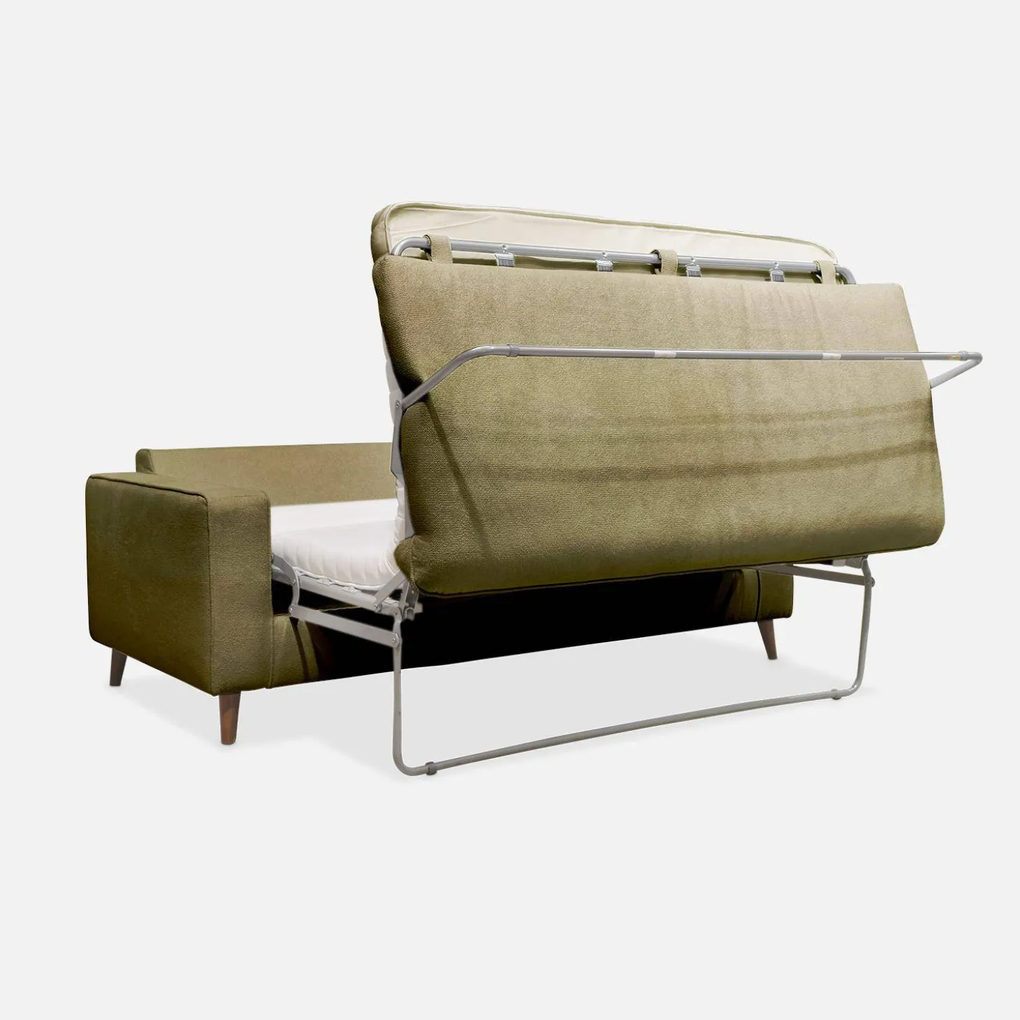 Sofá cama con colchón de 12cm, 3 plazas