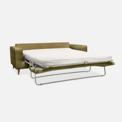 Sofá cama con colchón de 12cm, 3 plazas