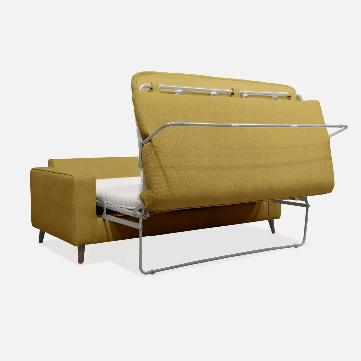 Sofá cama con colchón de 12cm, 3 plazas