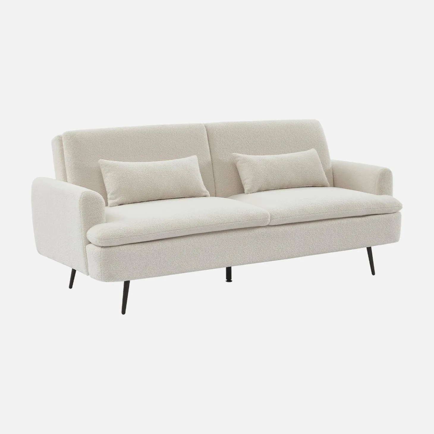 Sofá cama de borreguito, 3 plazas