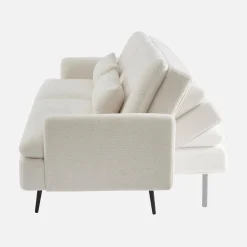 Sofá cama de borreguito, 3 plazas
