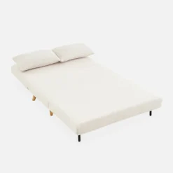 Sofá cama de borreguito, 2 plazas