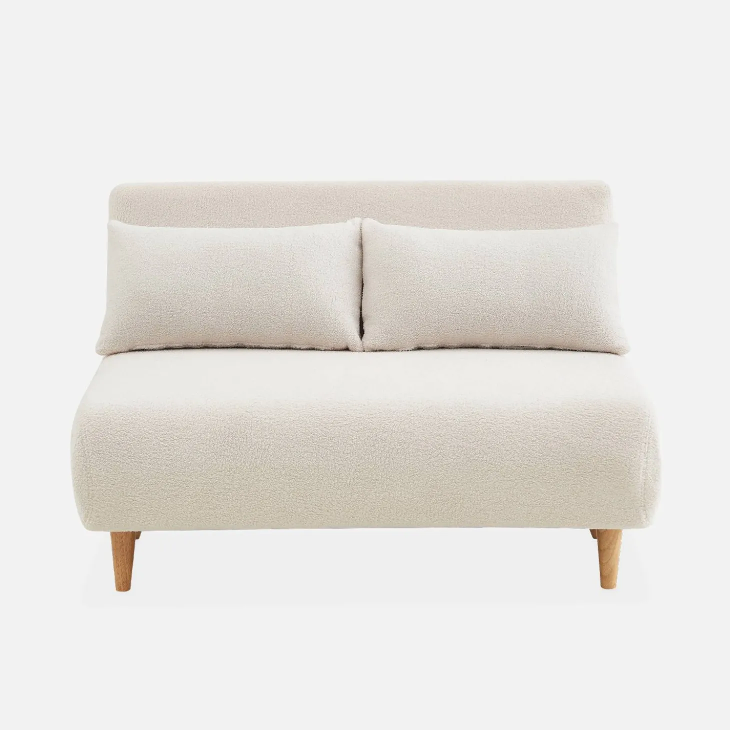 Sofá cama de borreguito, 2 plazas