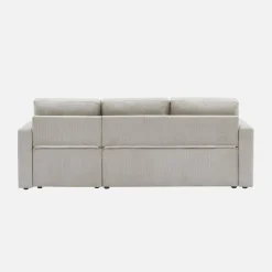 Sofá cama de pana, 3 plazas
