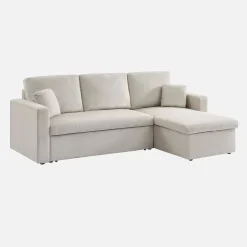 Sofá cama de pana, 3 plazas
