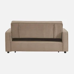 Sofá cama de pana, 2 plazas