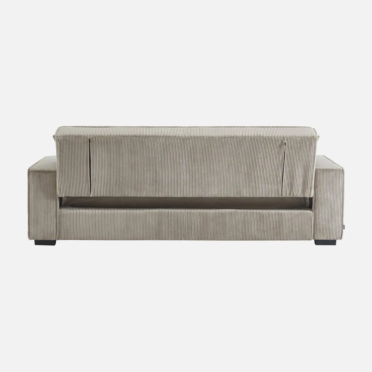 Sofá cama de pana, 3 plazas