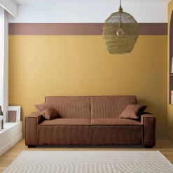 Sofá cama de pana, 3 plazas