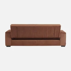 Sofá cama de pana, 3 plazas