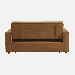 Sofá cama de pana, 2 plazas