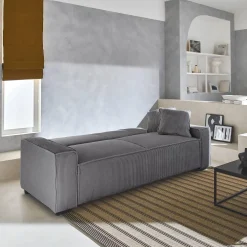 Sofá cama de pana, 3 plazas