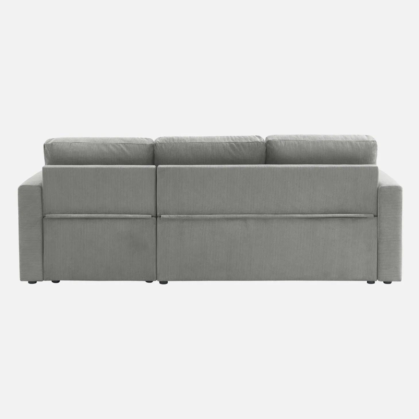 Sofá cama de pana, 3 plazas