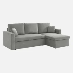 Sofá cama de pana, 3 plazas