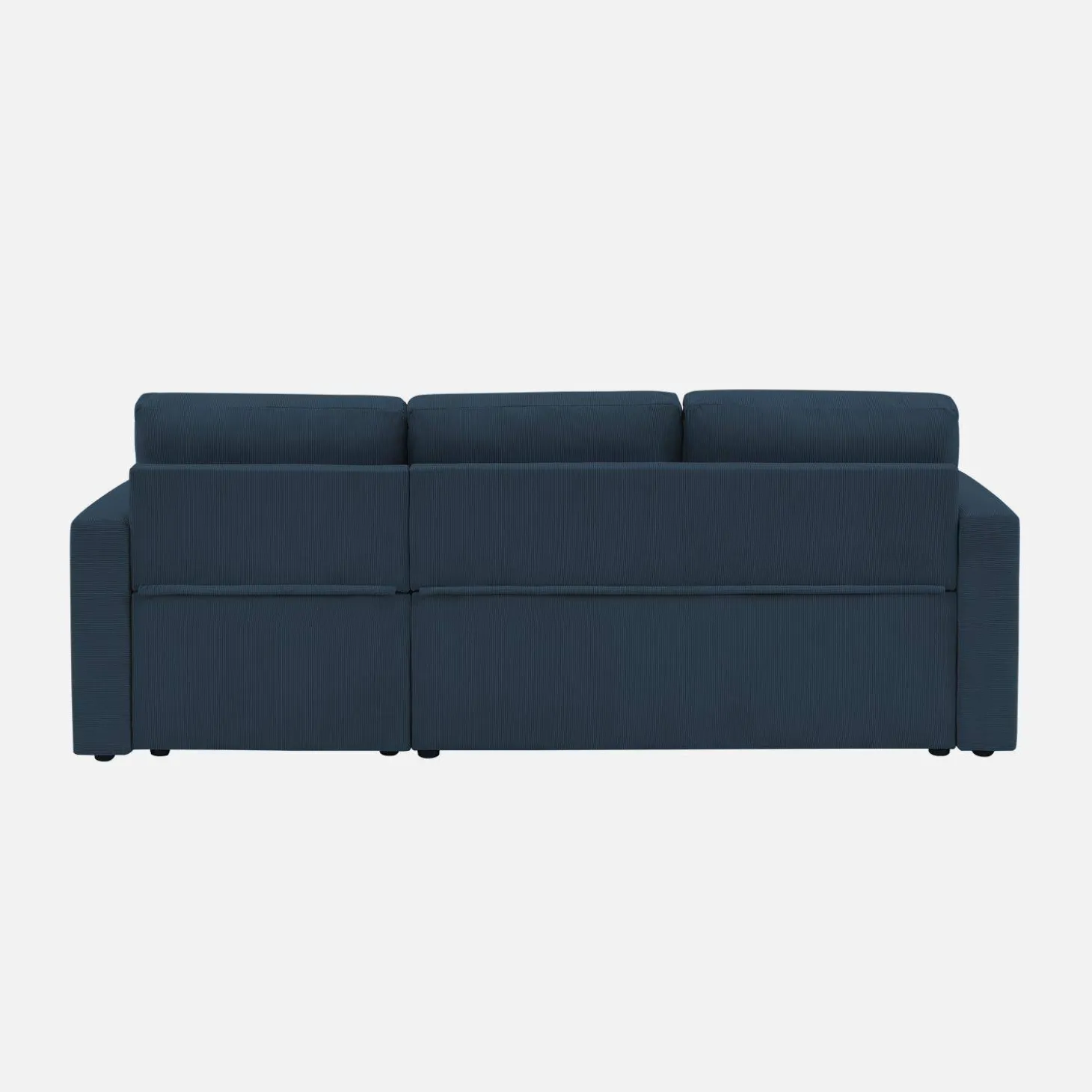 Sofá cama de pana, 3 plazas