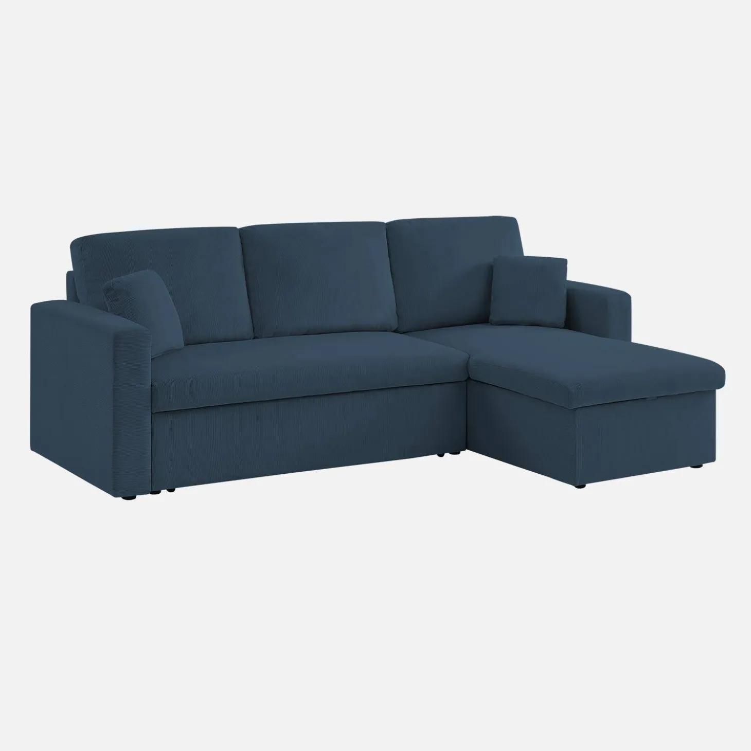 Sofá cama de pana, 3 plazas
