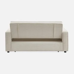 Sofá cama de pana, 2 plazas
