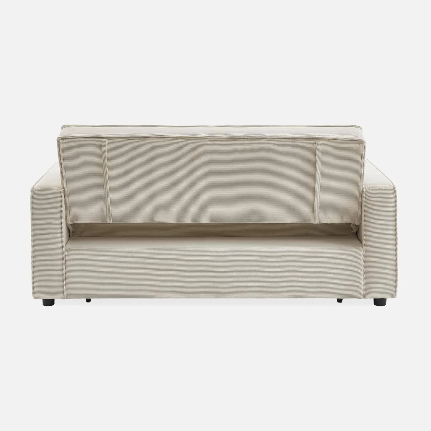 Sofá cama de pana, 2 plazas