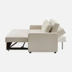 Sofá cama de pana, 2 plazas