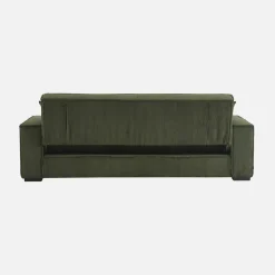 Sofá cama de pana, 3 plazas