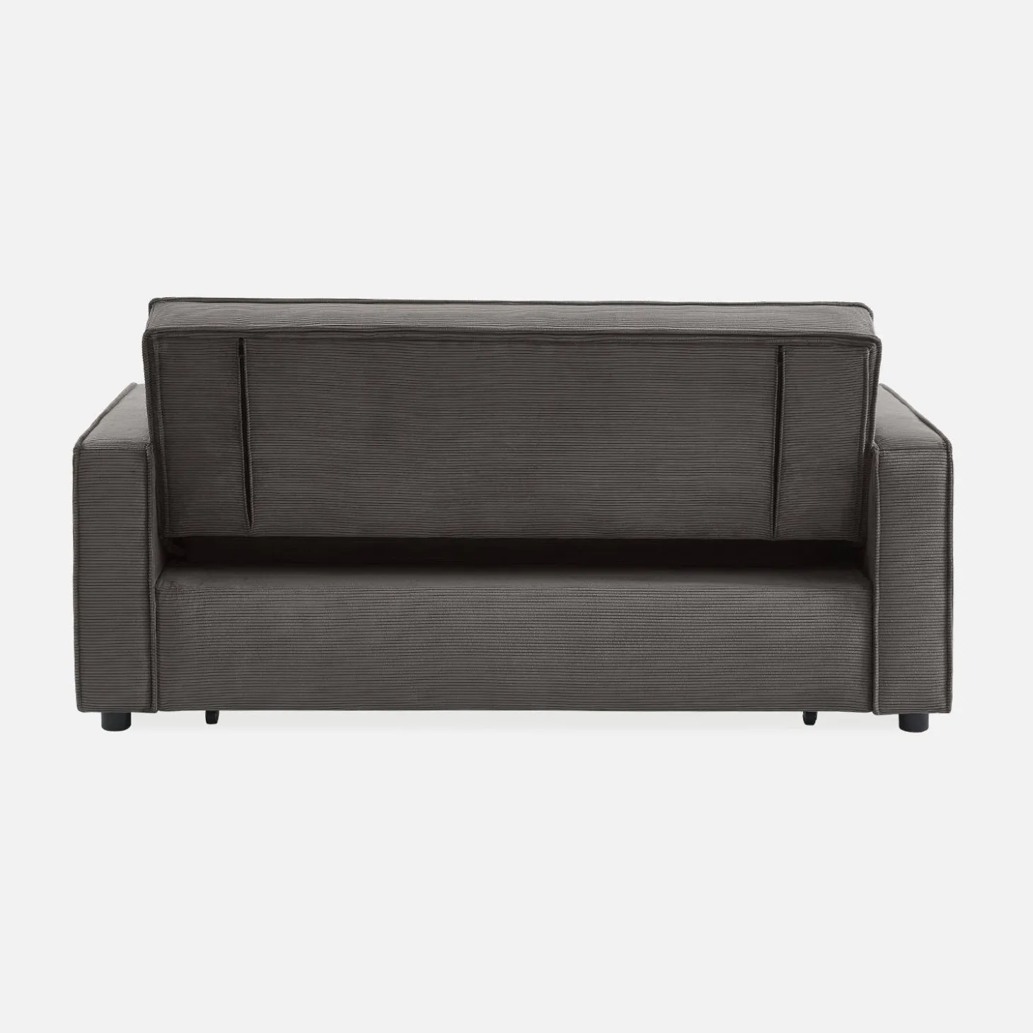 Sofá cama de pana, 2 plazas
