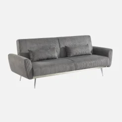 Sofá cama de pana fina de 2-3 plazas