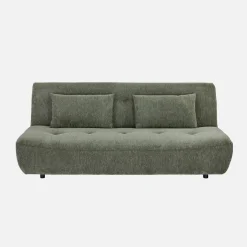 Sofá cama de tela chenilla, 3 plazas