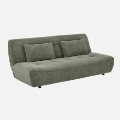 Sofá cama de tela chenilla, 3 plazas