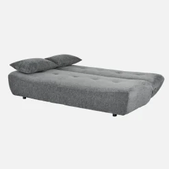 Sofá cama de tela chenilla, 3 plazas