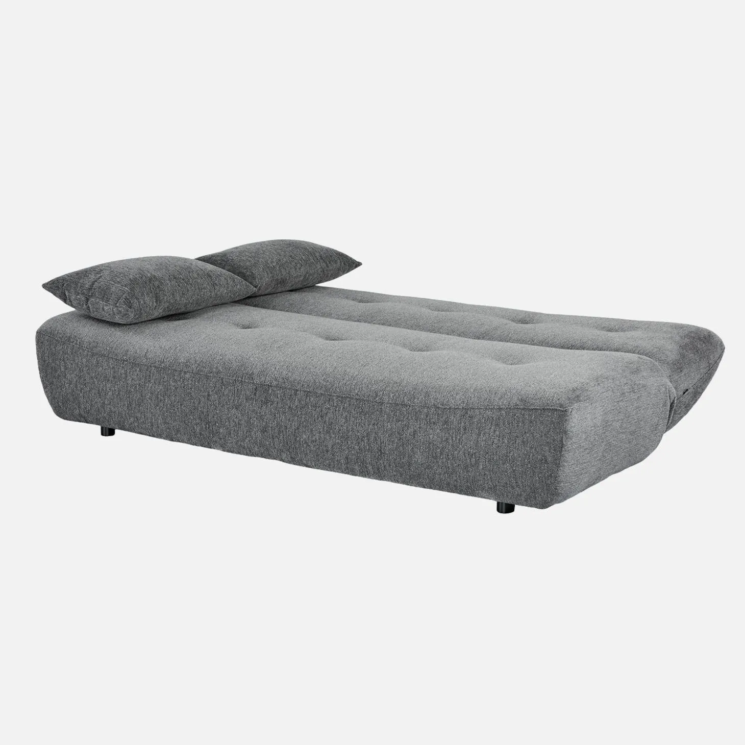 Sofá cama de tela chenilla, 3 plazas