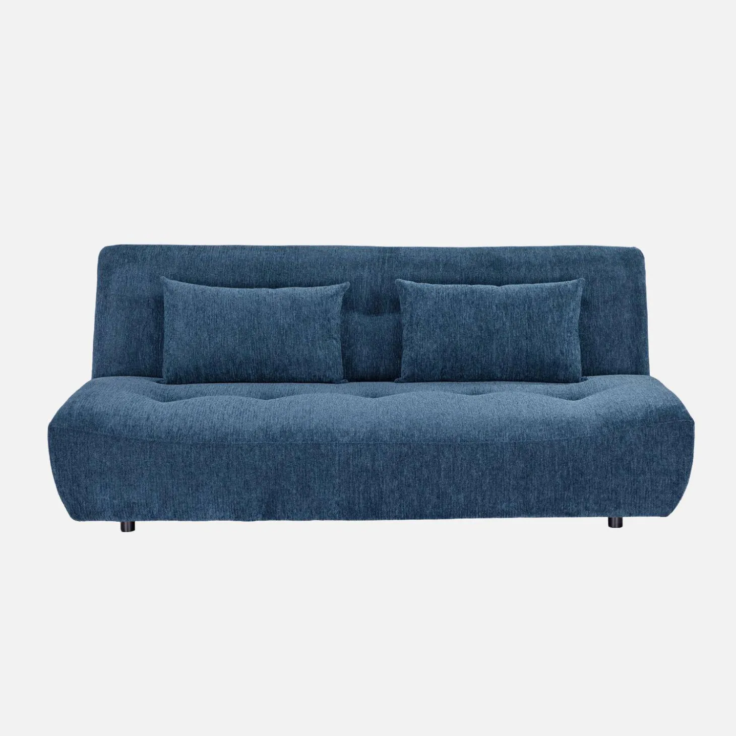 Sofá cama de tela chenilla, 3 plazas