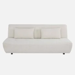 Sofá cama de tela chenilla, 3 plazas