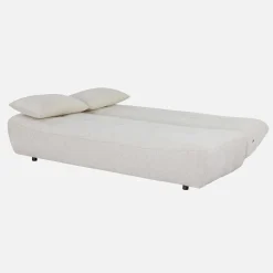 Sofá cama de tela chenilla, 3 plazas