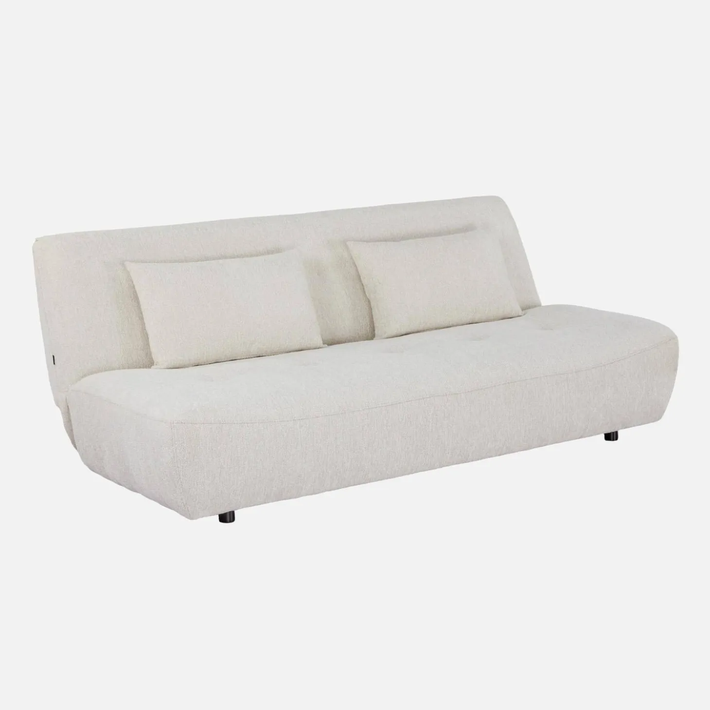 Sofá cama de tela chenilla, 3 plazas