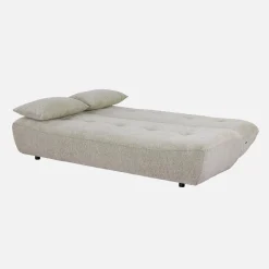 Sofá cama de tela chenilla, 3 plazas