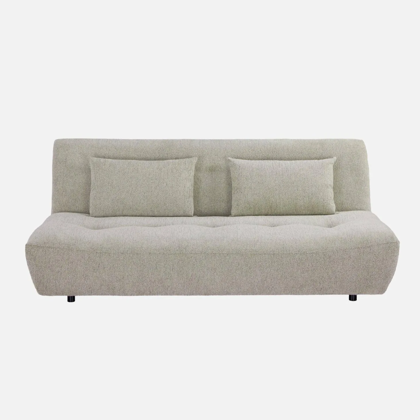 Sofá cama de tela chenilla, 3 plazas