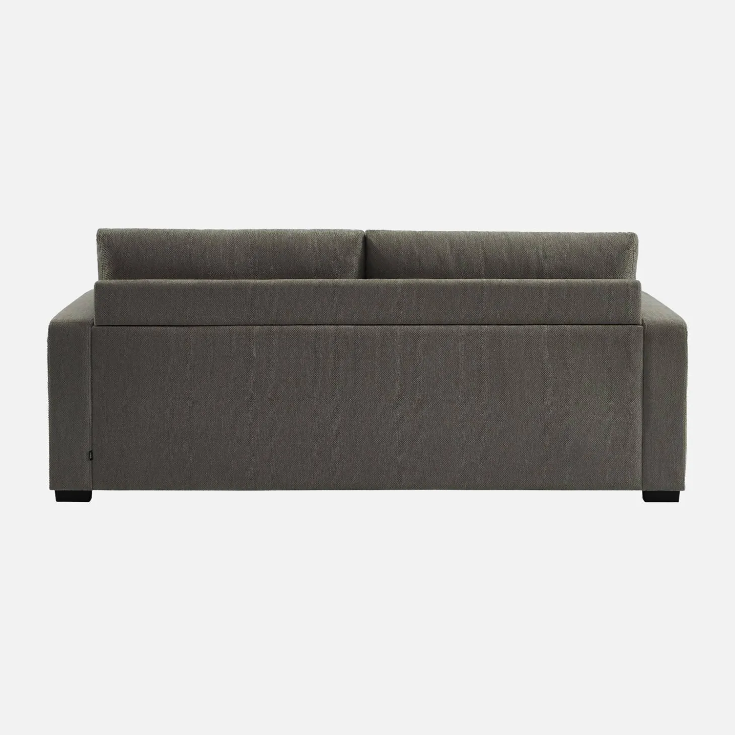 Sofá cama de tela liso de 3 plazas