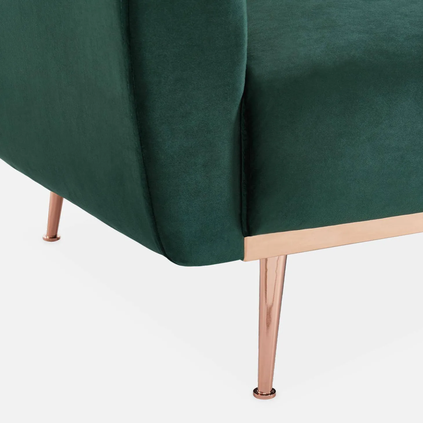 Sofá cama de terciopelo, 3 plazas