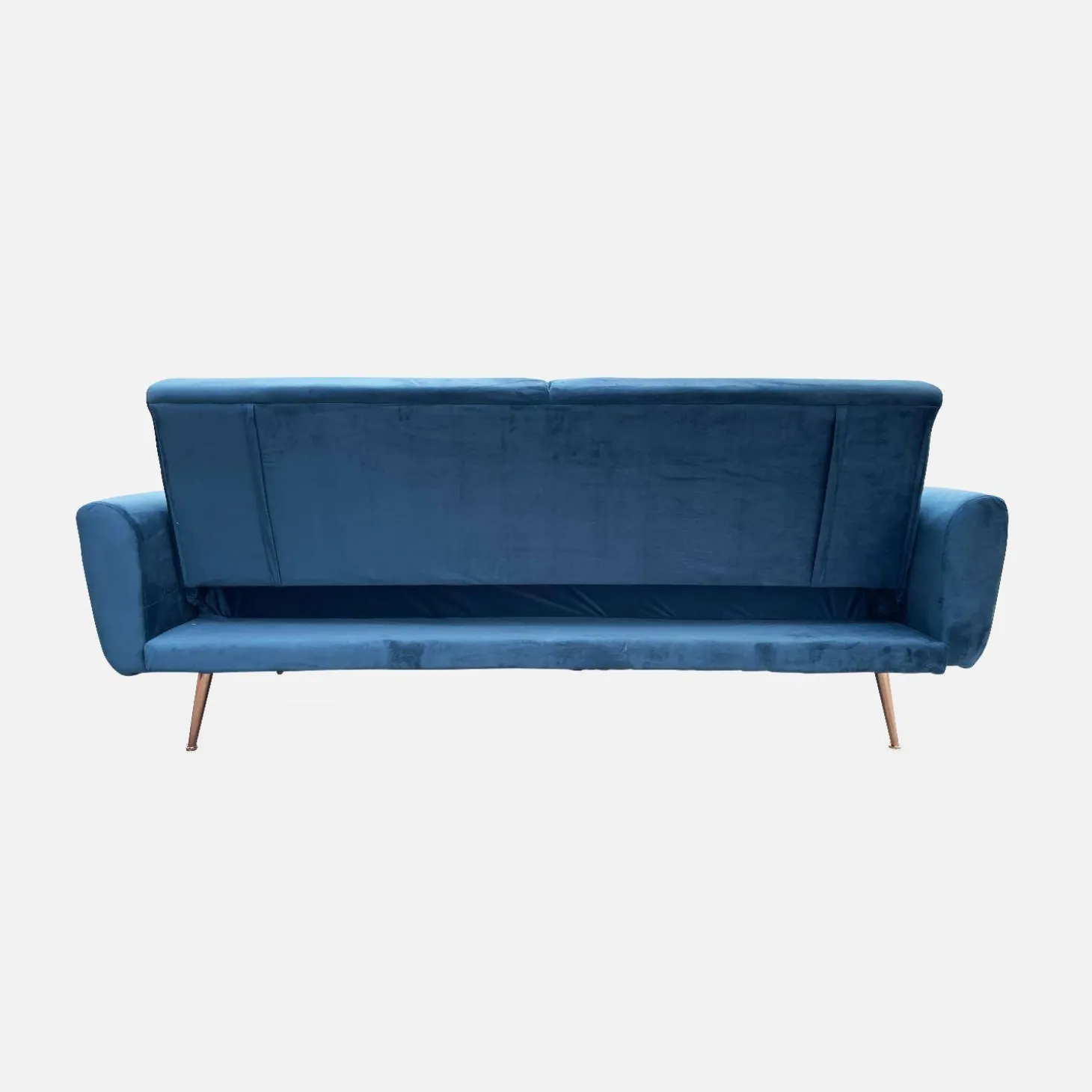 Sofá cama de terciopelo, 3 plazas