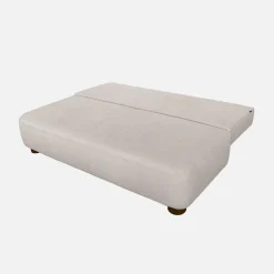 Sofá cama de terciopelo de pana, 3 plazas