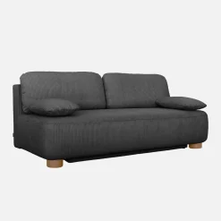 Sofá cama de terciopelo de pana, 3 plazas