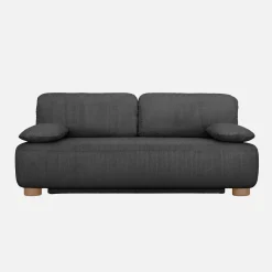 Sofá cama de terciopelo de pana, 3 plazas